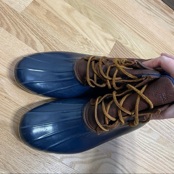 Sperry Duck Boots Sz 11 Women’s Waterproof Rubber Rain - Picture 6 of 9